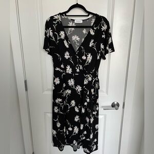 Mid-length Wrap Dress